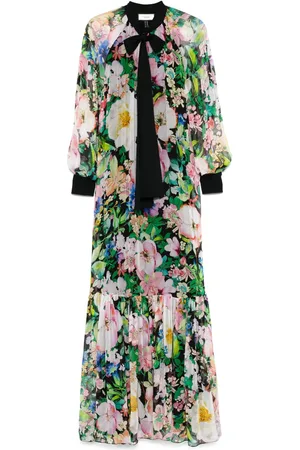 NISSA Vestido largo con estampado floral