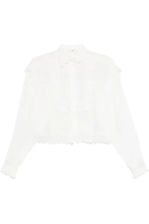 ERMANNO SCERVINO Camisa con paneles de encaje
