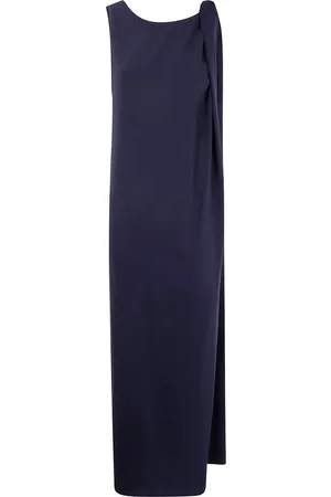 P.A.R.O.S.H. Vestido recto con nudo en los hombros