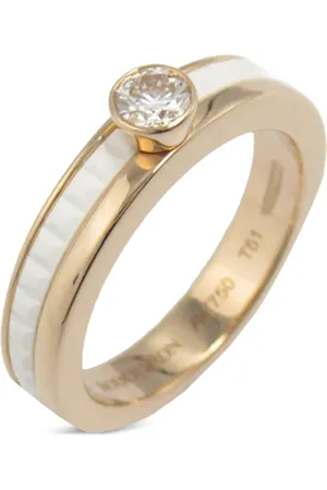 Boucheron Anillo Quatre en oro rosa de 18kt con diamantes