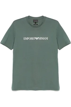 Emporio Armani Playera con logo estampado