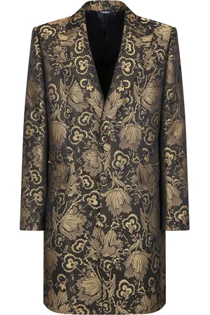 Dolce & Gabbana Abrigo en jacquard con botones