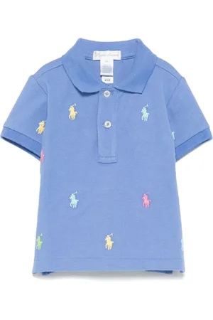 Ralph Lauren Playera tipo polo con motivo Polo Pony