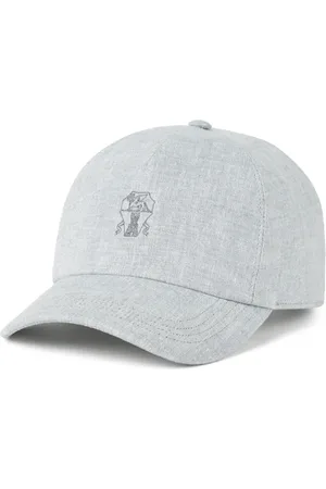 Brunello Cucinelli Gorra con logo bordado