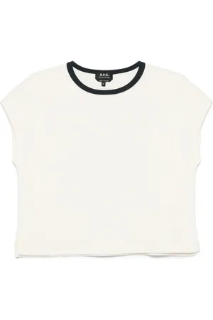 A.P.C. Playera con logo bordado