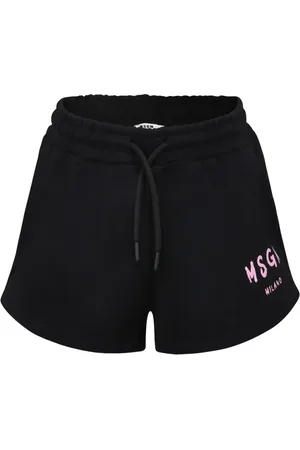 Msgm Bermudas con logo estampado