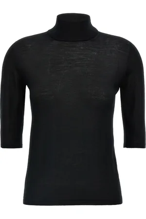 Max Mara Top Cecina con cuello de tortuga