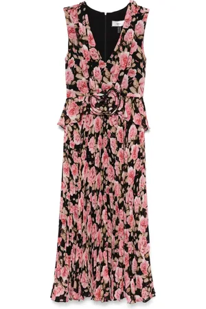 NISSA Vestido midi con estampado floral