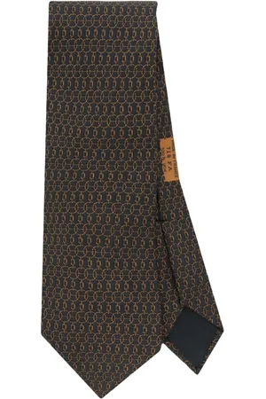 Hermès Corbata de seda 2010