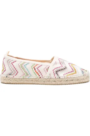 Missoni Alpargatas con motivo en zigzag