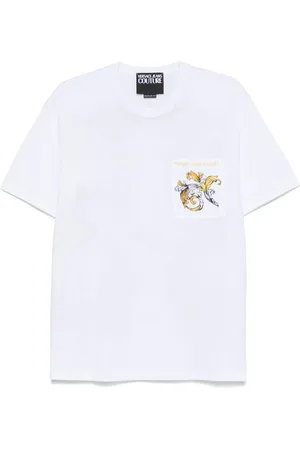 VERSACE Playera con logo estampado