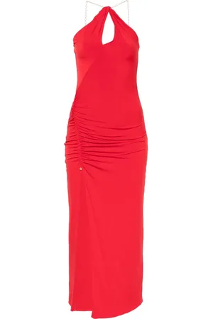 NISSA Vestido largo con cuello halter