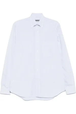 corneliani Camisa con rayas estampadas