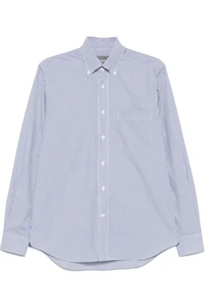 corneliani Camisa con rayas estampadas