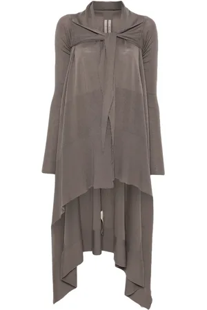 Rick Owens Abrigo cruzado con lazo
