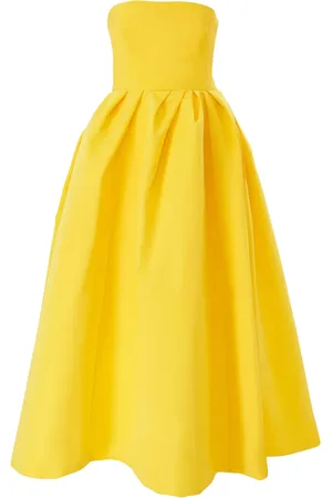 Carolina Herrera Vestido midi estilo strapless