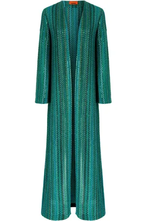 Missoni Abrigo estilo cárdigan con motivo en zigzag