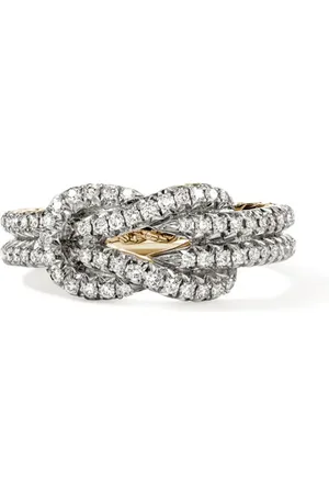 John Hardy Anillo Love Knot en oro amarillo de 14kt