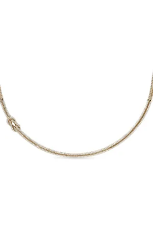 John Hardy Collar Love Knot en oro amarillo de 14kt con diamantes