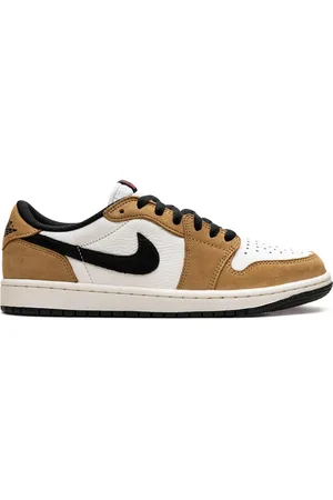 Jordan Tenis Air 1 Retro Low OG Rookie Of The Year - Sail/Black/Golden Harvest/Gym Red