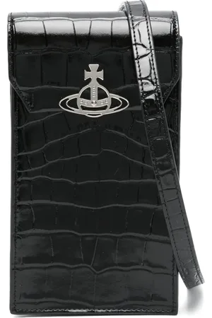 Vivienne Westwood Bolsa para celular con placa Orb