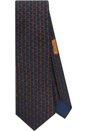 Hermès Corbata de seda 2010