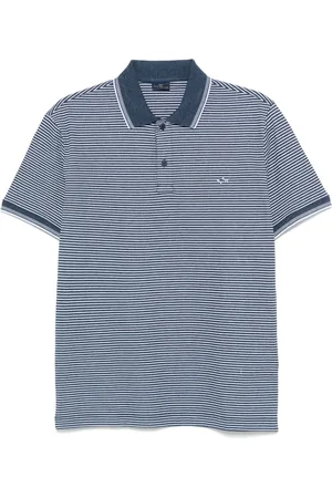 Paul & Shark Playera tipo polo con rayas estampadas