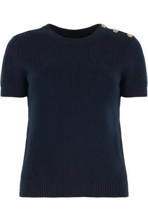 Ralph Lauren Playera tejida de canalé