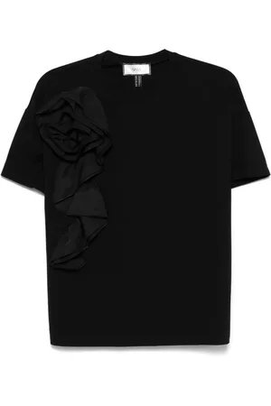 NISSA Playera con aplique floral