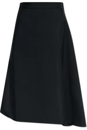 Jil Sander Falda midi con diseño asimétrico