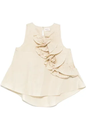 P.A.R.O.S.H. Blusa con detalle de volantes