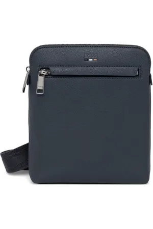 HUGO BOSS Mochila tipo mensajero con logo en relieve
