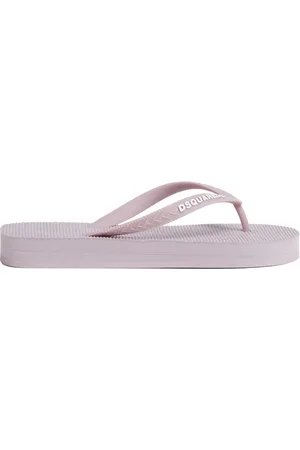 Dsquared2 Flip flops con logo en la correa