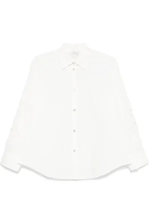 FORTE FORTE Camisa con detalle de encaje