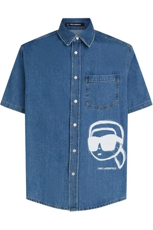 Karl Lagerfeld Camisa de mezclilla Ikon