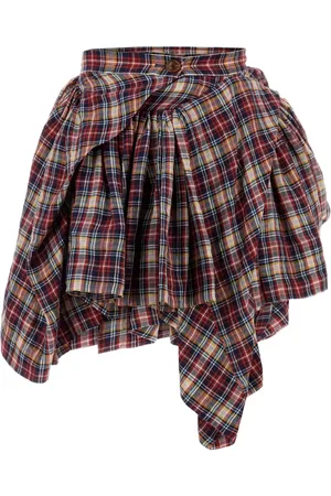 Vivienne Westwood Falda corta con motivo de cuadros
