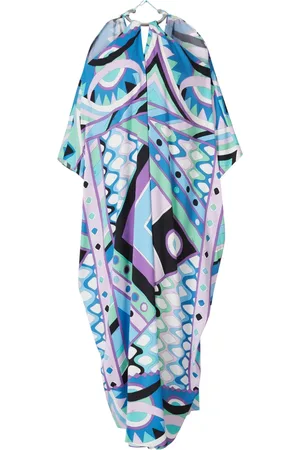 Puccini Vestido estilo caftán con estampado Vivara