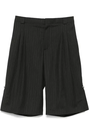 MUGLER Shorts con estampado de rayas diplomáticas