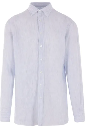 LARDINI Camisa con rayas estampadas