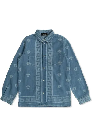 VERSACE Greca-pattern shirt