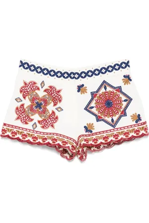 Farm Rio Shorts con diseño bordado