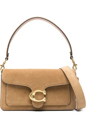 Coach Bolsa de hombro de gamuza