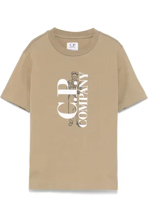 C.P. Company Playera con logo estampado