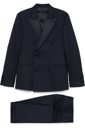 LARDINI Traje con solapas de satén