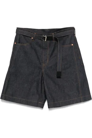 SACAI Shorts de mezclilla