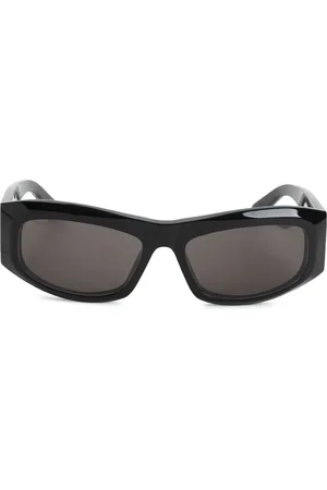 Balenciaga Lentes de sol con armazón ovalada