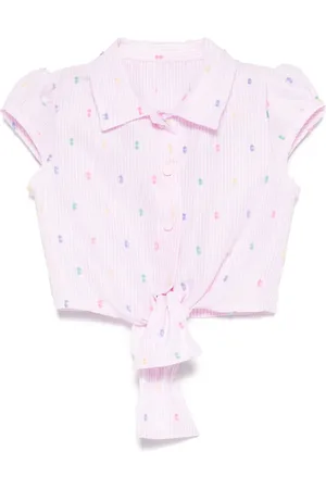 Lapin House Camisa con rayas estampadas