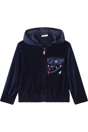 Billieblush Hoodie de pana corta con cierre