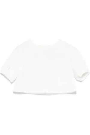 Simonetta Blusa de tejido seersucker
