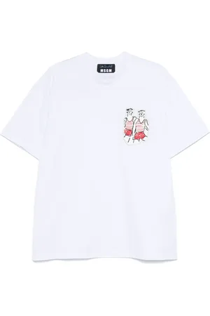 Msgm Playera con parche Sailors in Love de x Luke Edward Hall
